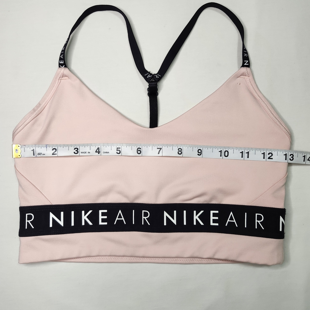 Nike Pink and Black Sports Bra with Y-Back Design - Picture 2 of 4